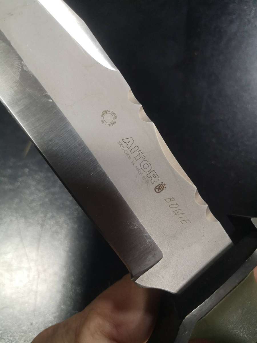 Magnificent Original Aitor Bowie Nato hunting knife With sheath - Made in Spain