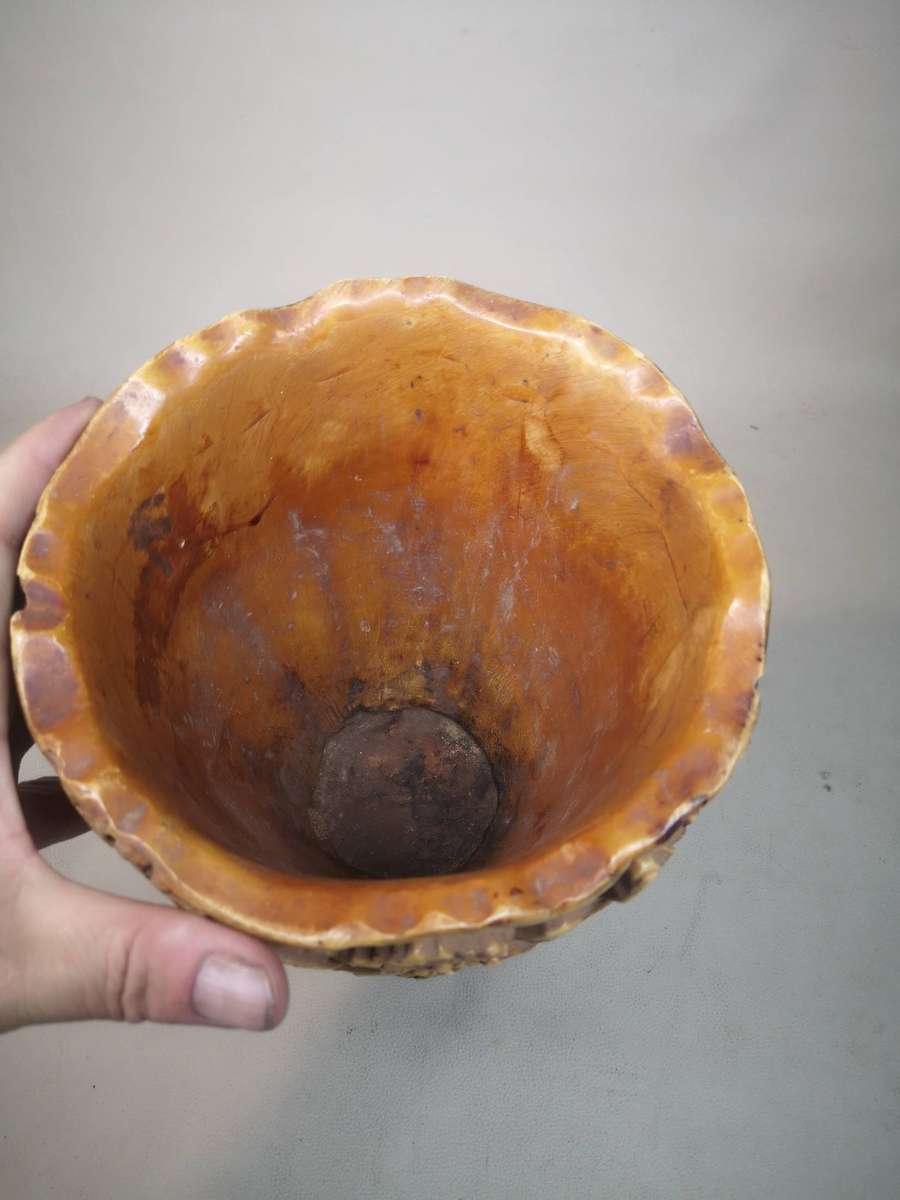 Antique Chinese Resin Vase Made In Italy - 310mm High