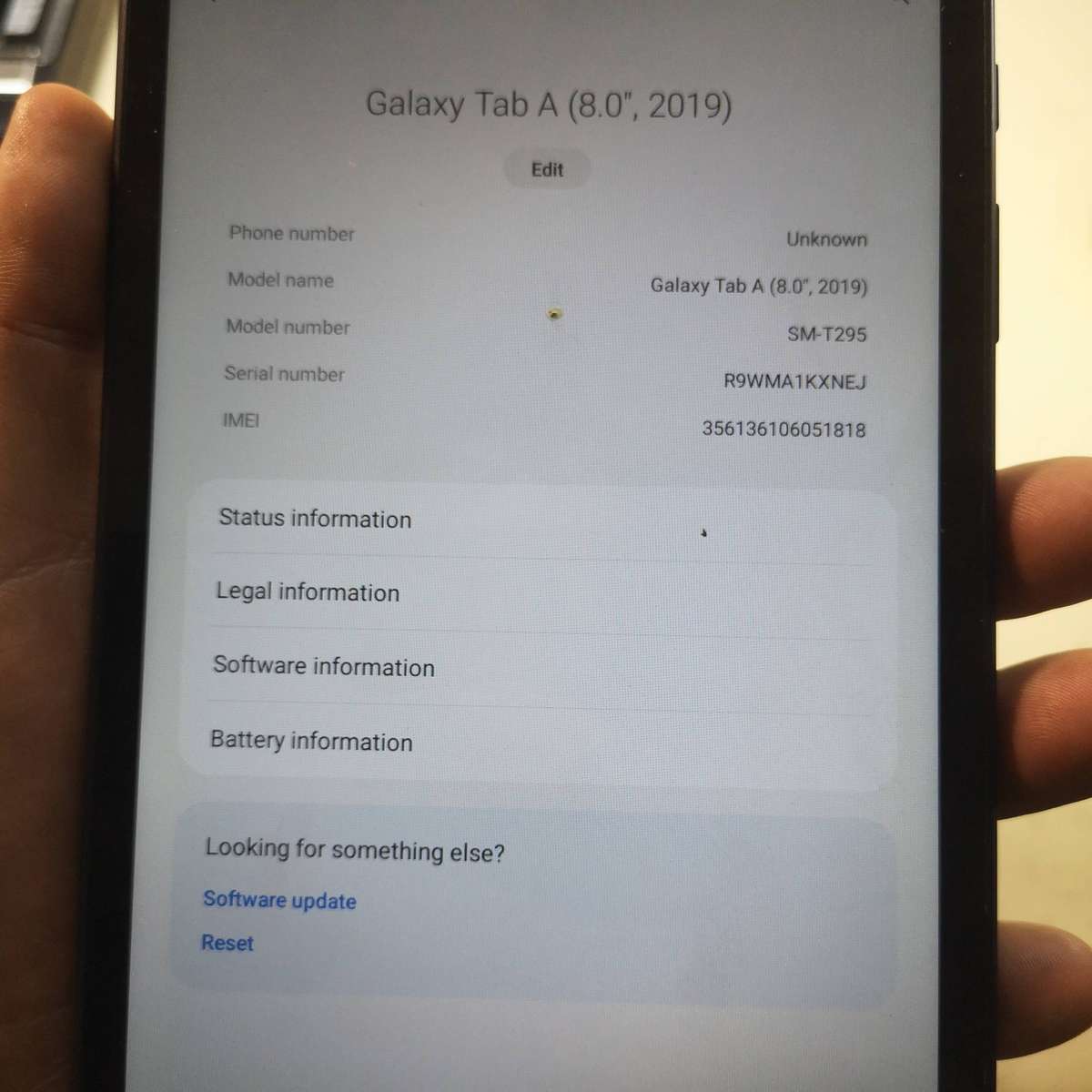 Black Samsung tab A 8.0 inches 32GB - Like New