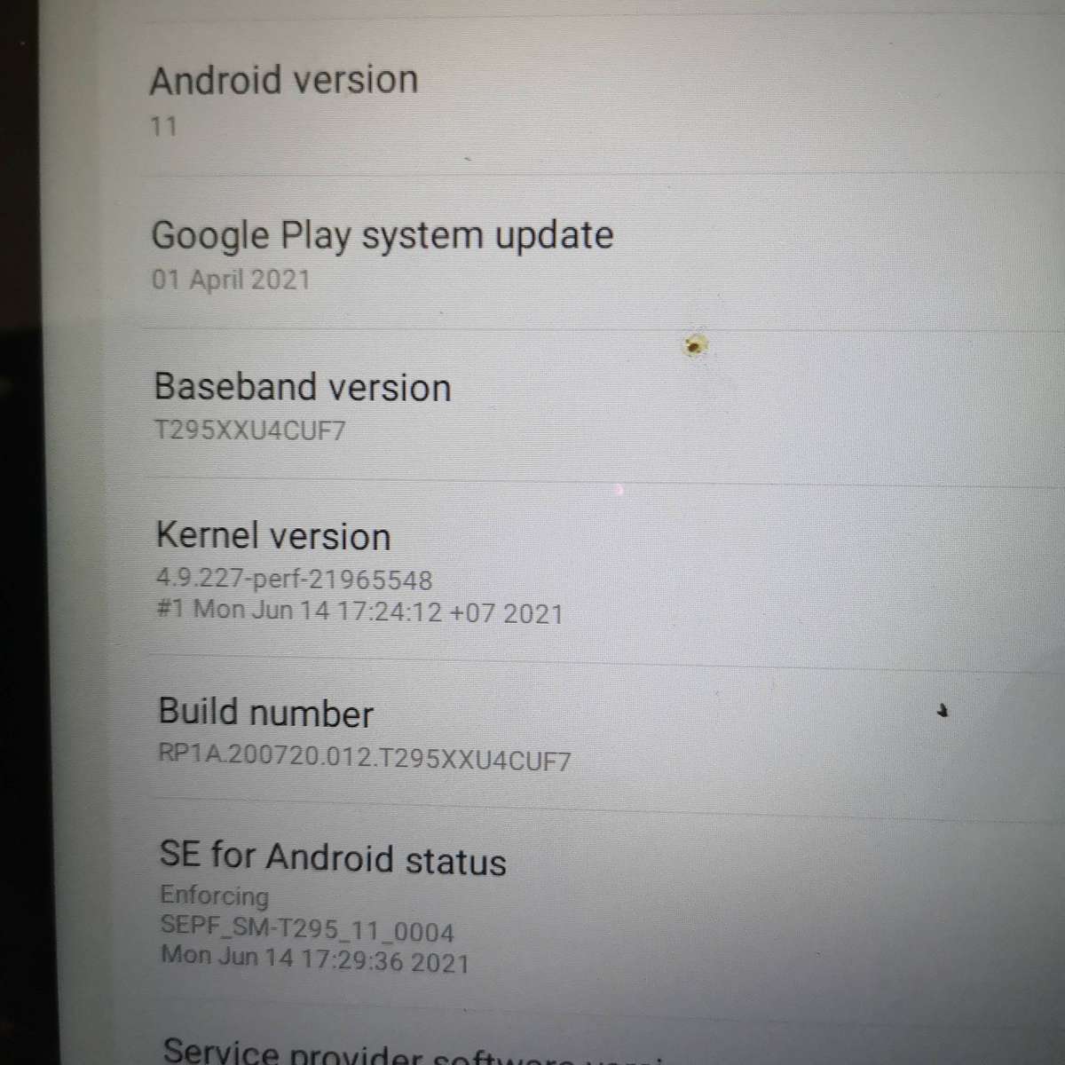 Black Samsung tab A 8.0 inches 32GB - Like New