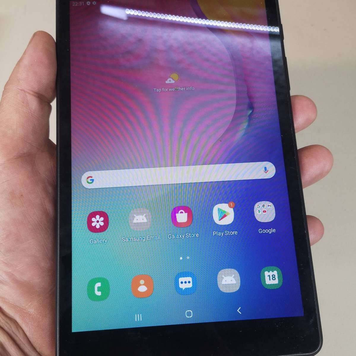 Black Samsung tab A 8.0 inches 32GB - Like New