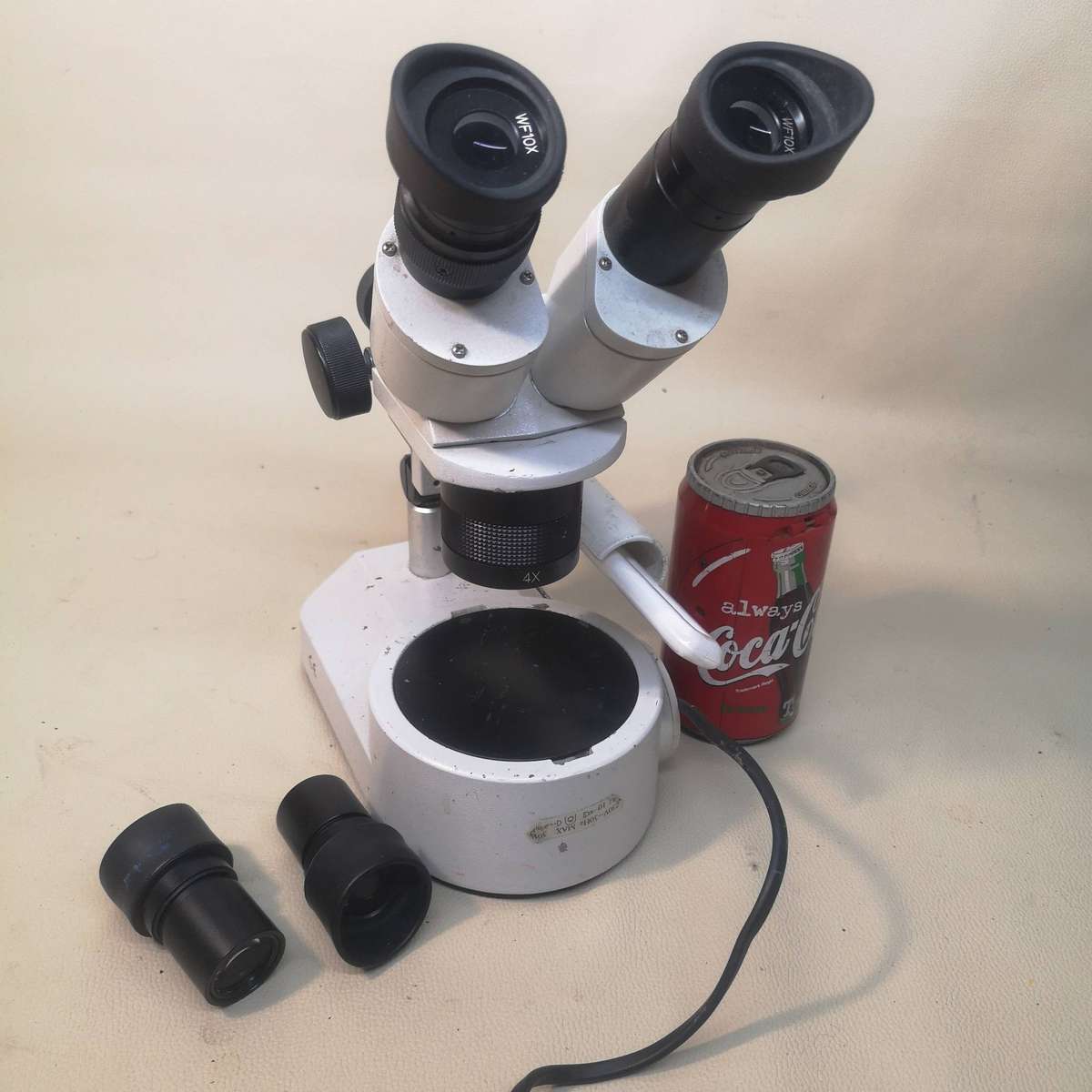 Eschenbach 3320 Binocular Stereolupe Microscope With Extra Eyepieces 100% Working