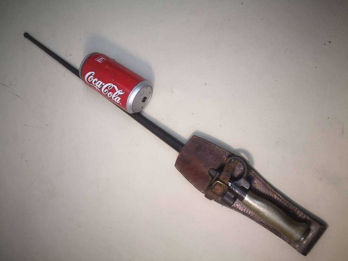 RARE ORIGINAL ANTIQUE M1886 FRENCH LEBEL "ROSALIE" BAYONET AND SCABBARD WITH FROG