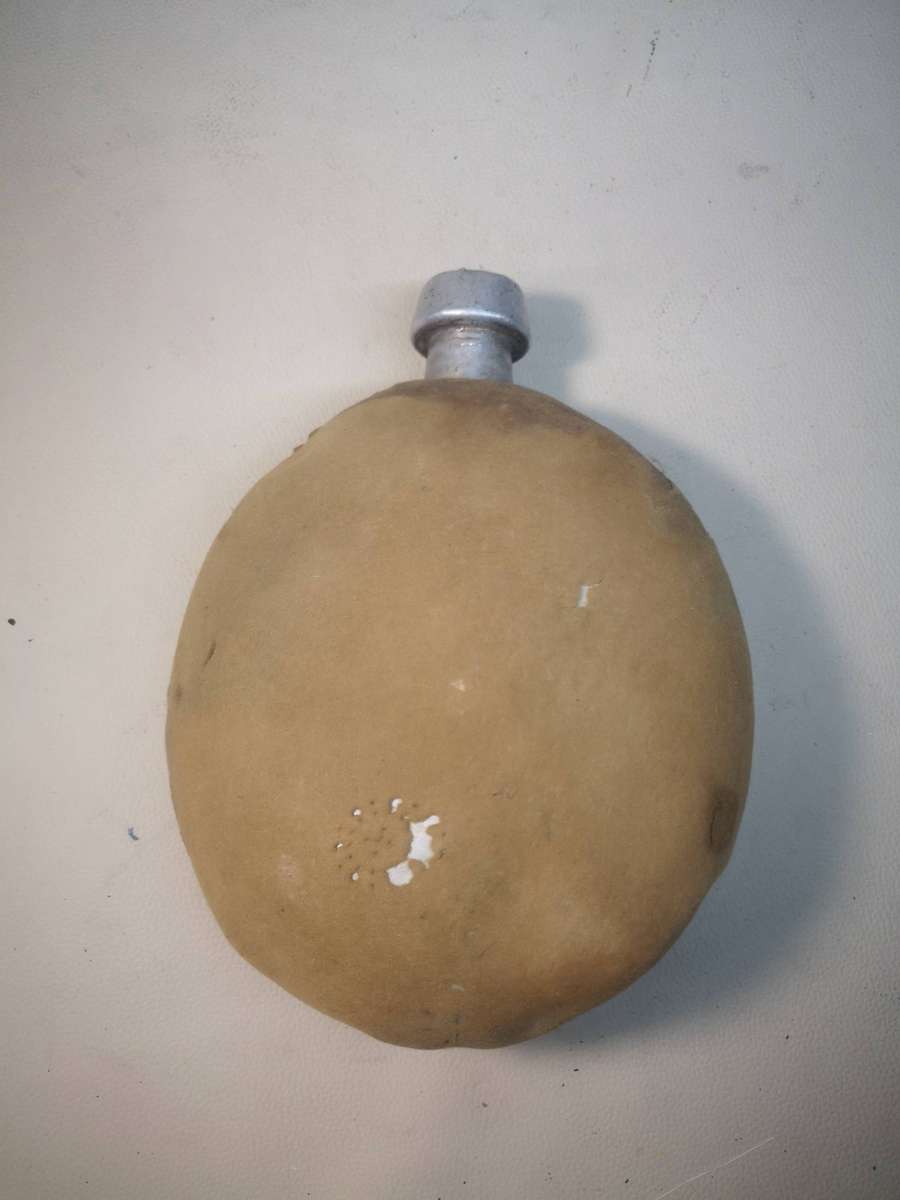 WW2 German 1940 original Alu flask with cover DMN 40 0 - No Lid