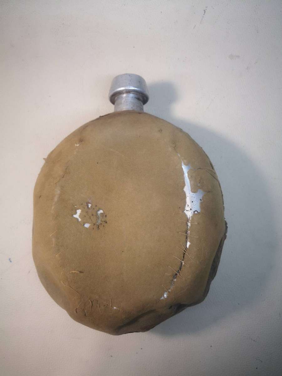 WW2 German 1940 original Alu flask with cover DMN 40 0 - No Lid