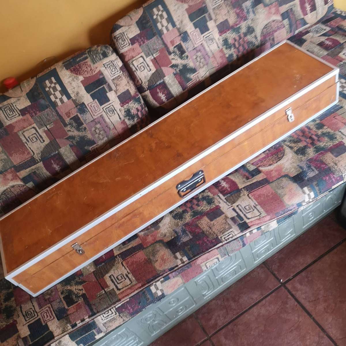 SNIPER AFRILEC AIR RIFLE .22cal 5.5mm & 4x32 Sniper Telescope In Wooden Case