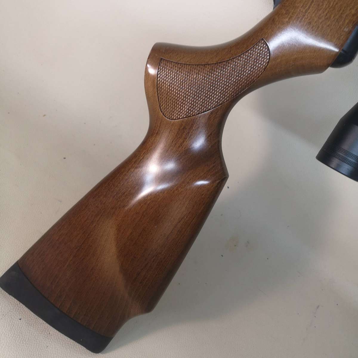 SNIPER AFRILEC AIR RIFLE .22cal 5.5mm & 4x32 Sniper Telescope In Wooden Case