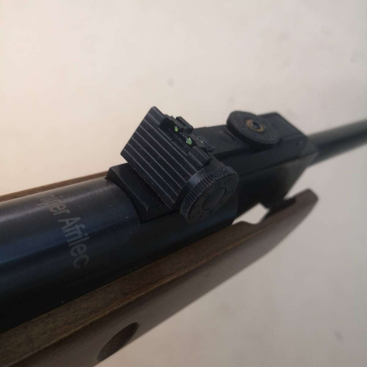 SNIPER AFRILEC AIR RIFLE .22cal 5.5mm & 4x32 Sniper Telescope In Wooden Case