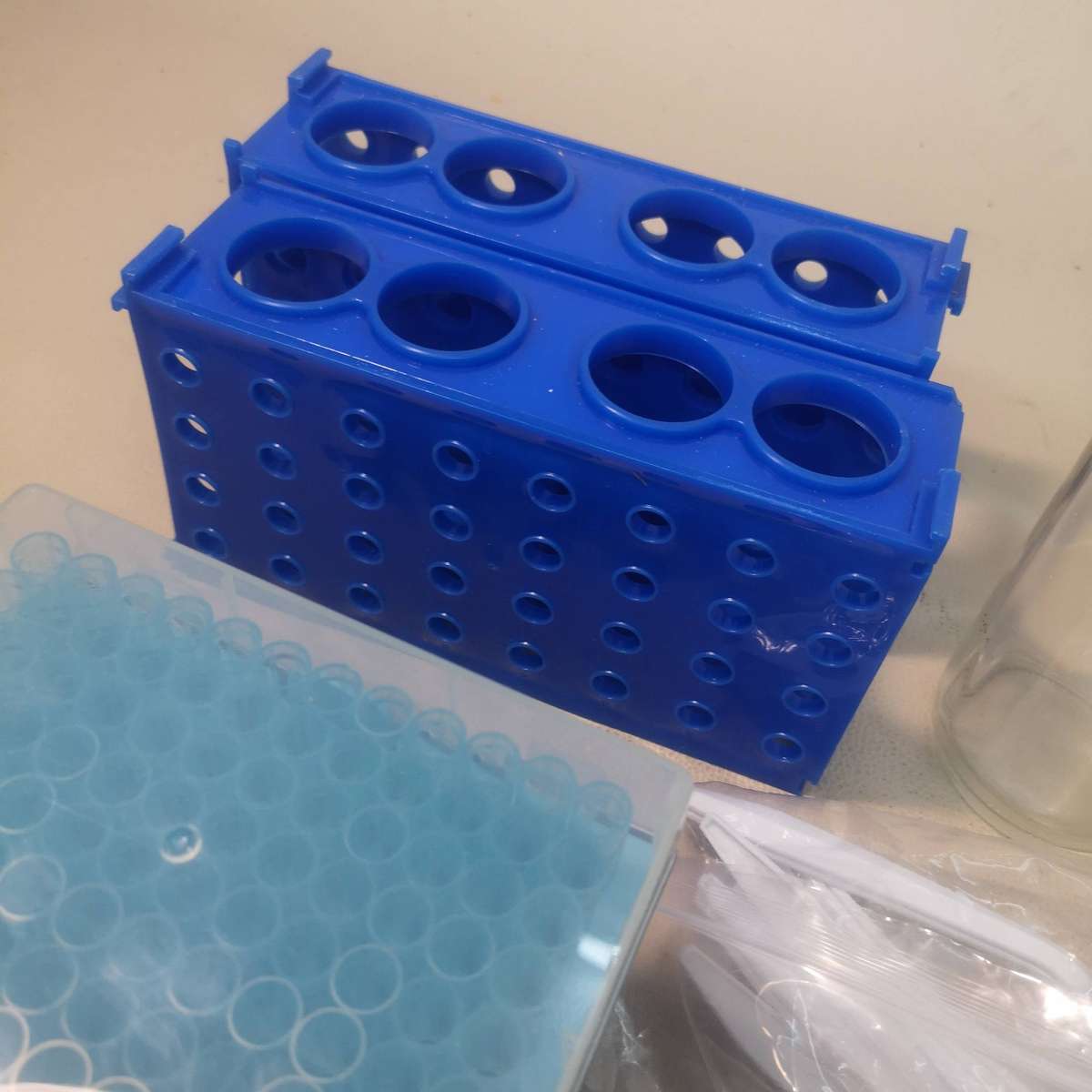 New Centrifuge Machine and Huge Bundle of Sealed Boxes of Medical Lab equipment