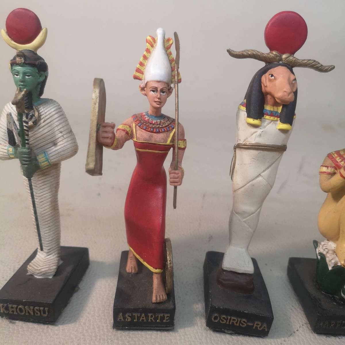 5 x Egyptian Gods of Egypt Collectibles