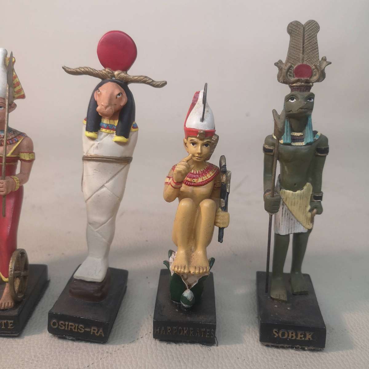 5 x Egyptian Gods of Egypt Collectibles
