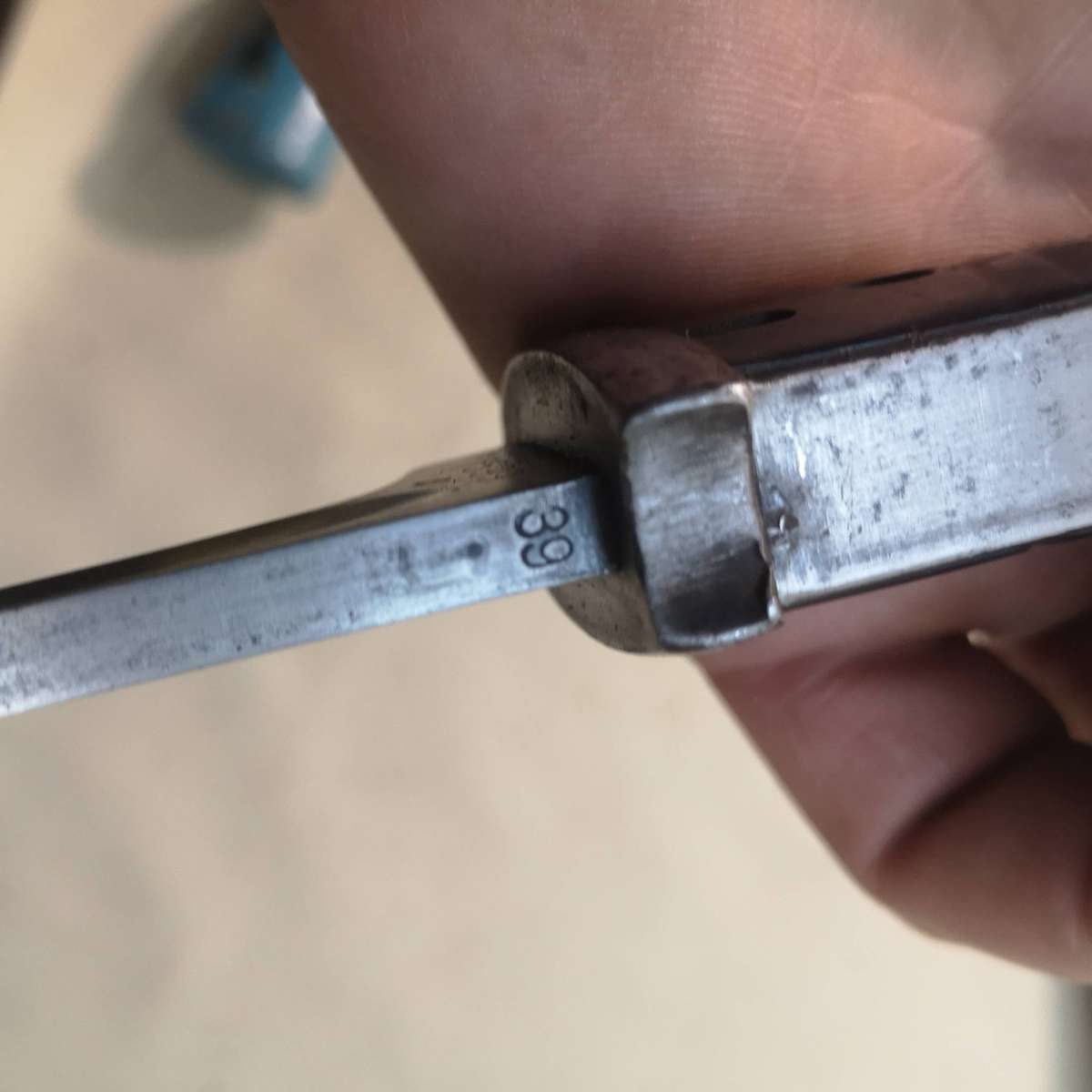 Rare WWII German Third Reriegh S84/98 Bayonet Marked F HERDER A.SN