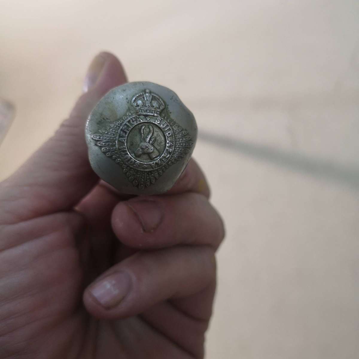 Vintage South African Military Officers Swagger Stick