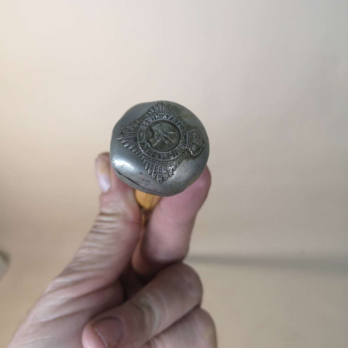 Vintage South African Military Officers Swagger Stick