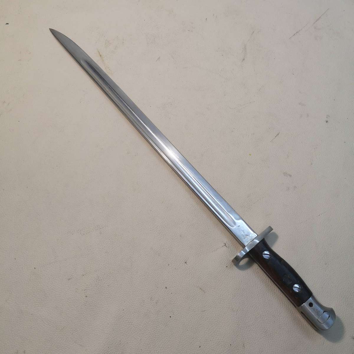 Magnificent British WWI P-1907 Enfield Bayonet by SANDERSON dated 1907 - No Scabbard