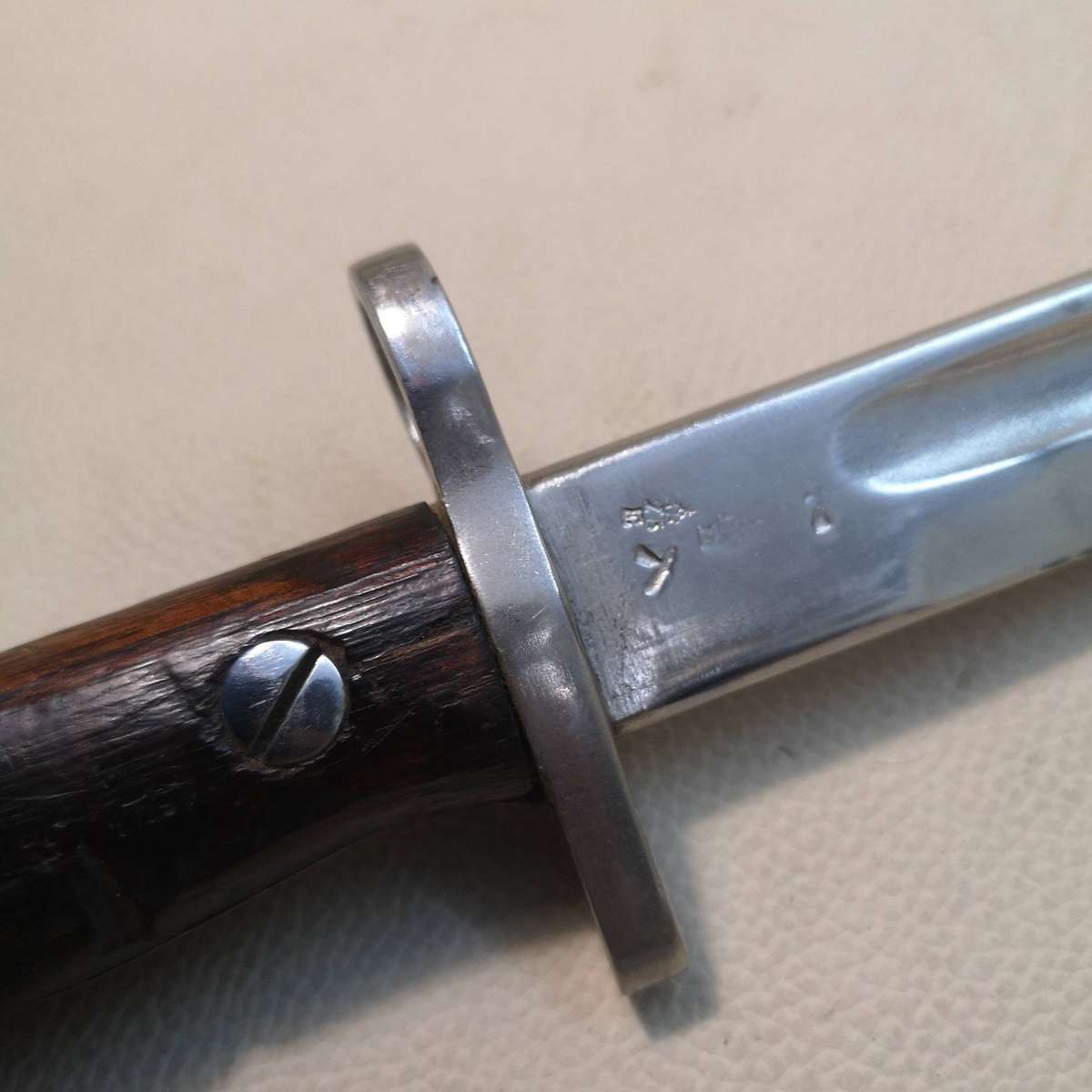 Magnificent British WWI P-1907 Enfield Bayonet by SANDERSON dated 1907 - No Scabbard