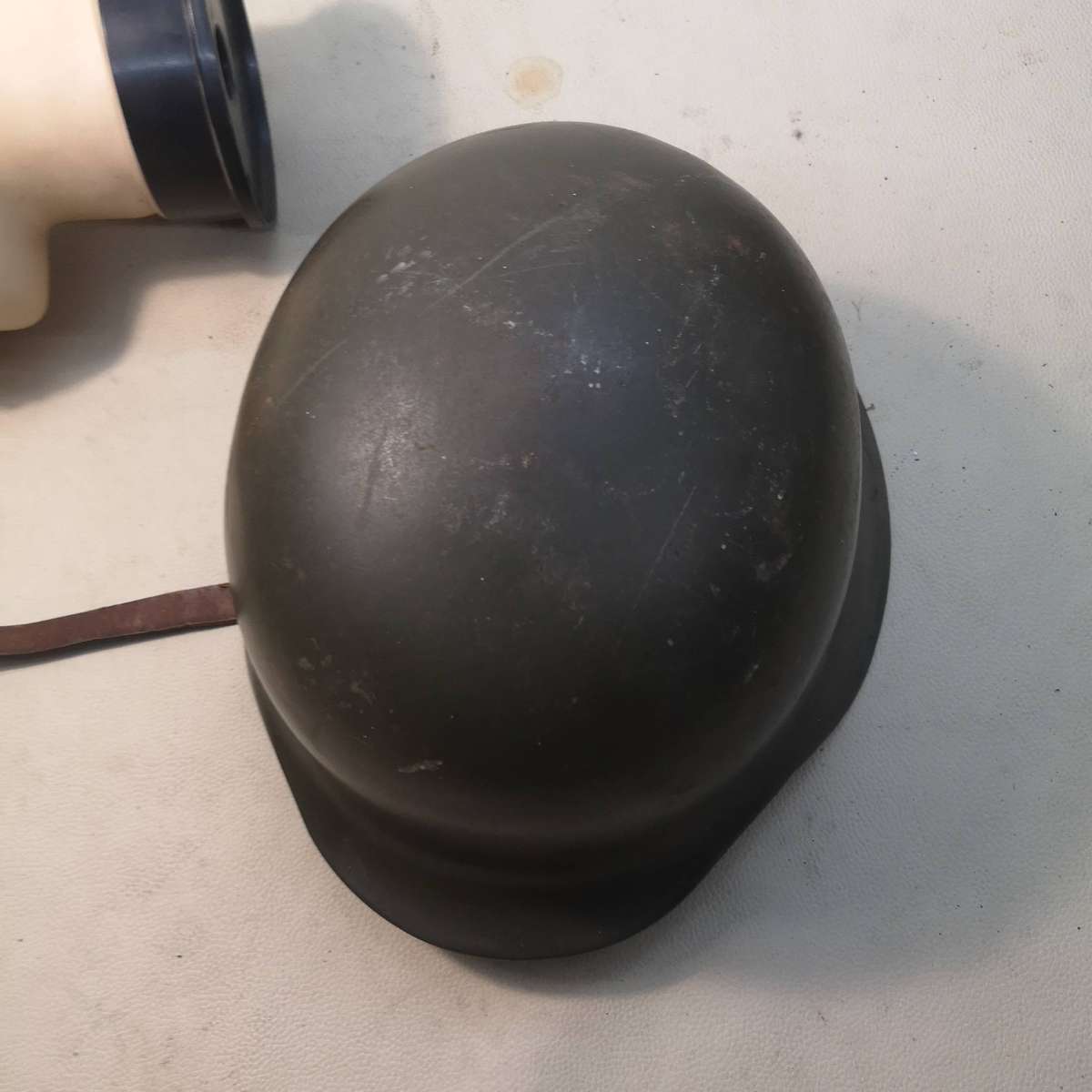 GERMAN M53 POLICE (BGS or Bundesgrenzschutz) STAHLHELM (STEEL HELMET) FROM THE 1950S SIMILAR TO WW2