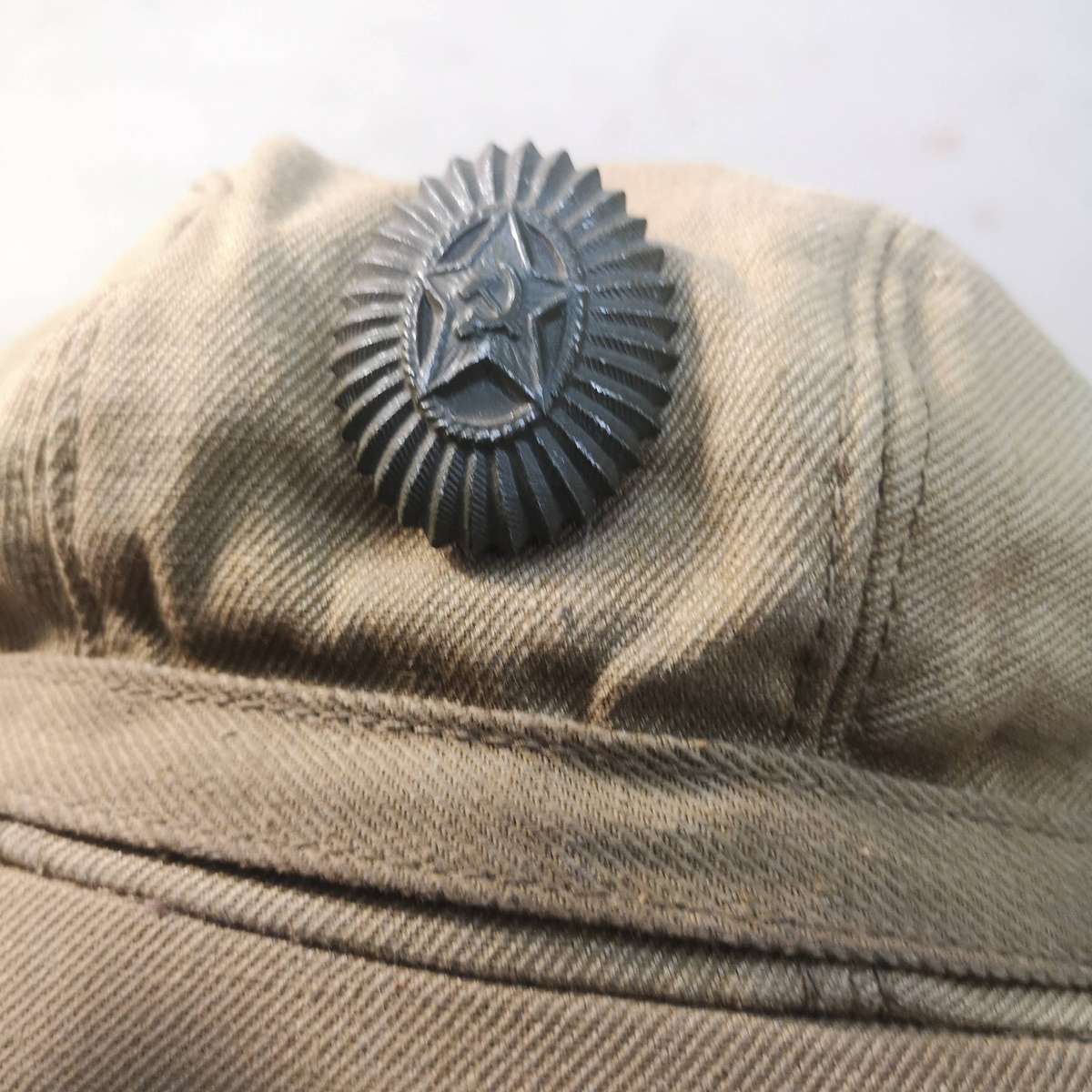 Vintage Soviet Russia Red Army military cap - Afghanistan