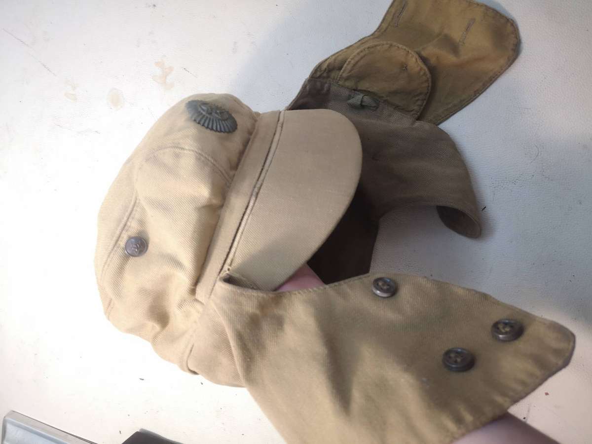 Vintage Soviet Russia Red Army military cap - Afghanistan