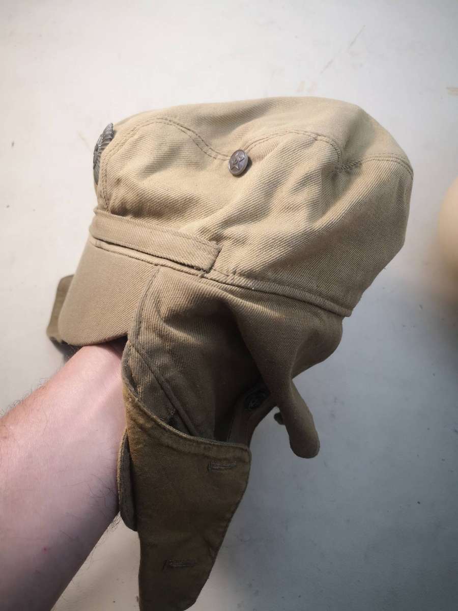 Vintage Soviet Russia Red Army military cap - Afghanistan