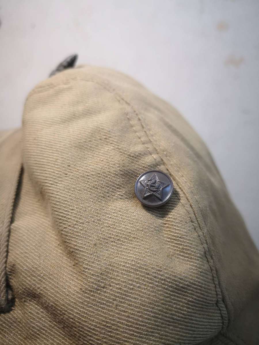 Vintage Soviet Russia Red Army military cap - Afghanistan