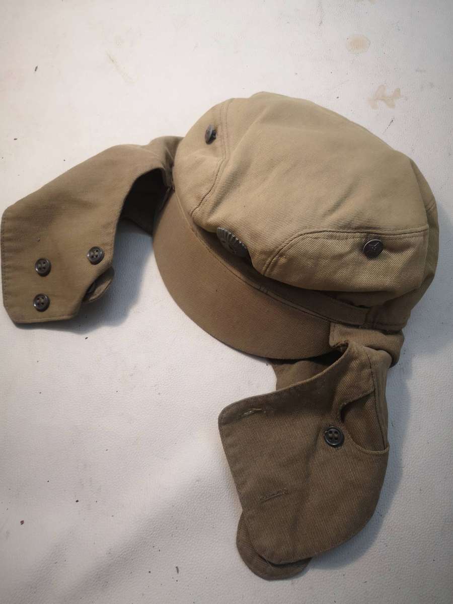 Vintage Soviet Russia Red Army military cap - Afghanistan