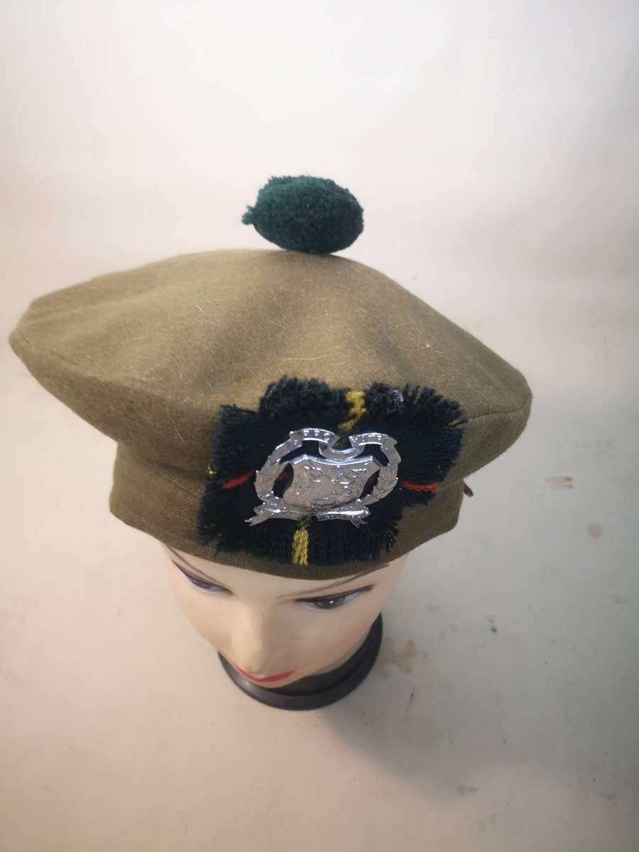 Vintage Pretoria Highlanders Officer's Tam O'Shanter