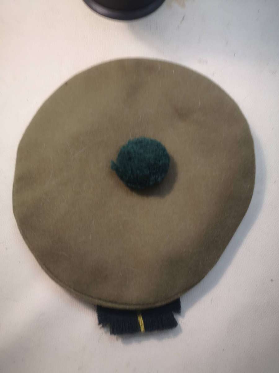 Vintage Pretoria Highlanders Officer's Tam O'Shanter
