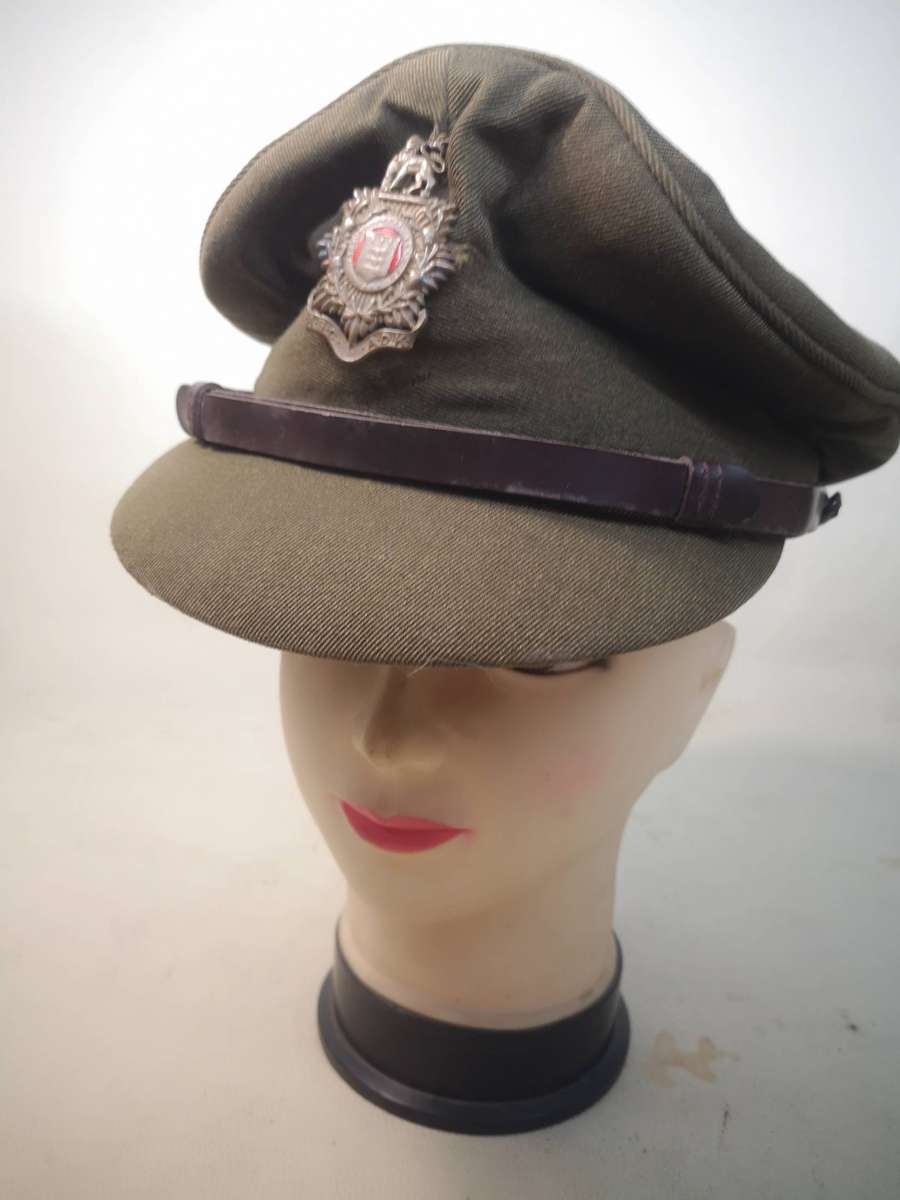 Vintage SADF / SA Army Services Corps Cap with Badge