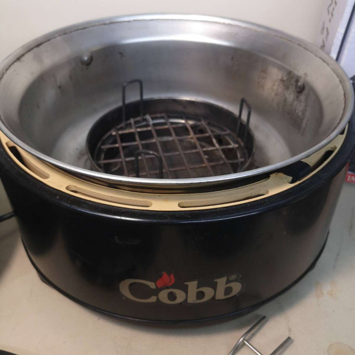 Cobb Portable Grill and a Frying Pan and Wok Set for the Grill
