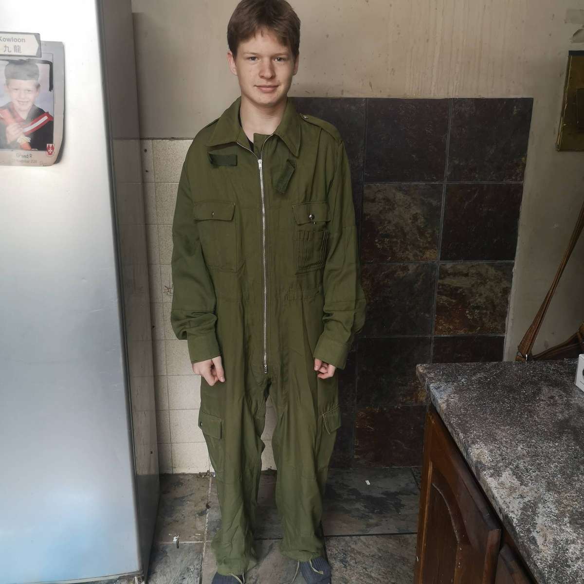 Rare Post WW2 South African SADF Tank Crew Coveralls