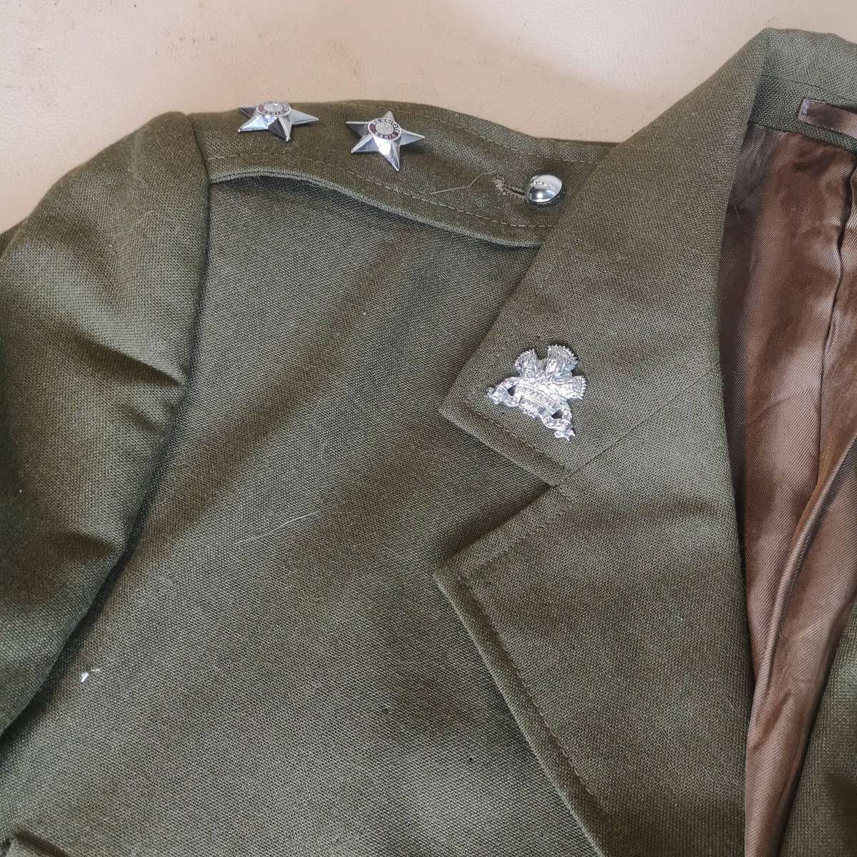 Border War 1970s : SADF Armoured Corps Officer's Dress Tunic