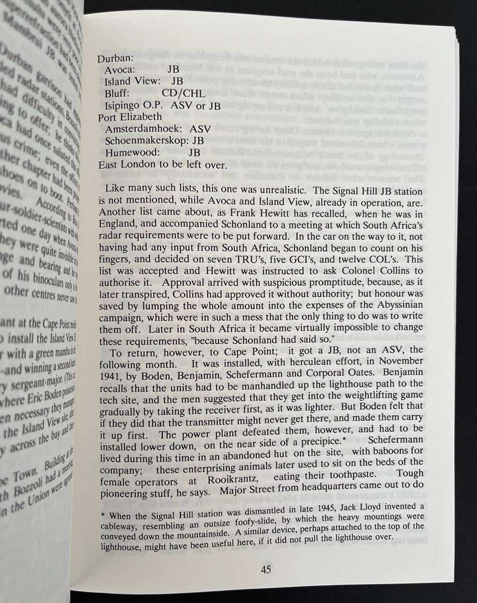 South African Radar in World War II