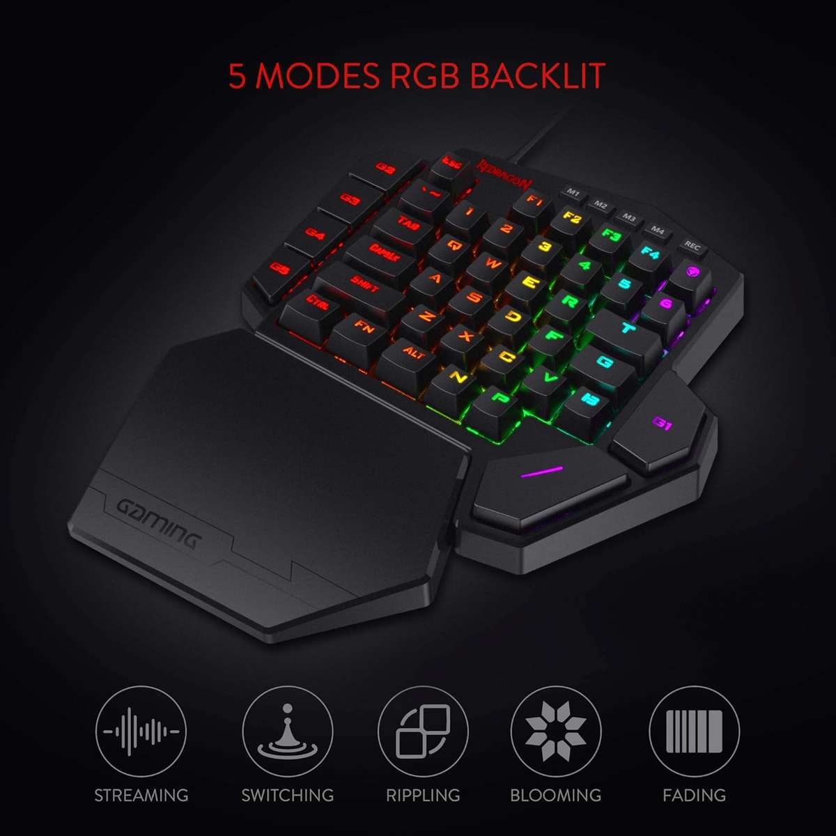Redragon DITI - Mechanical One-Handed Keyboard