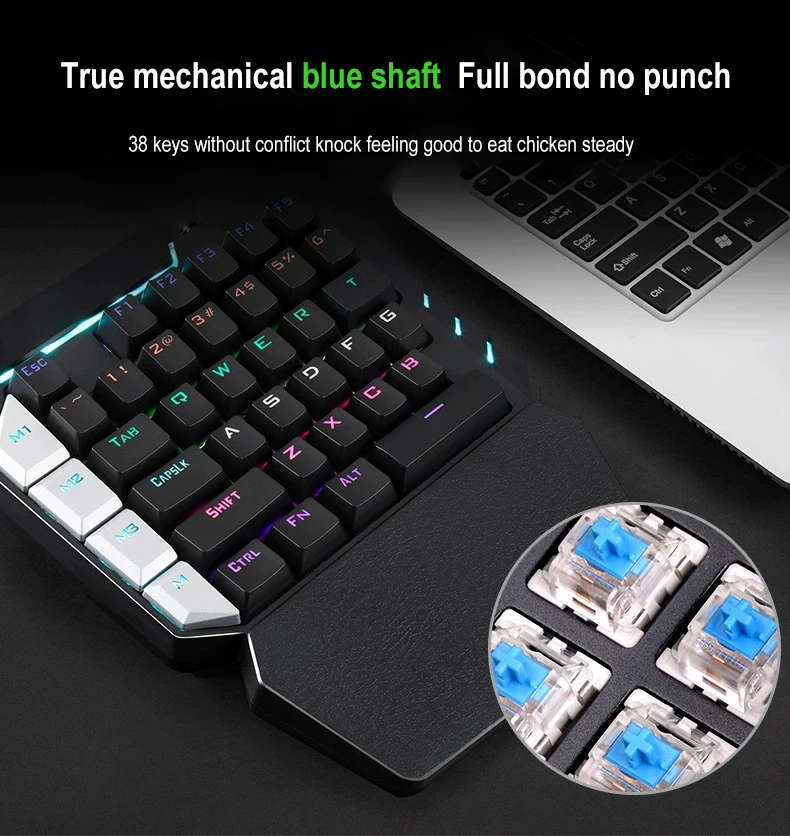 Mechanical One-Hand Keyboard
