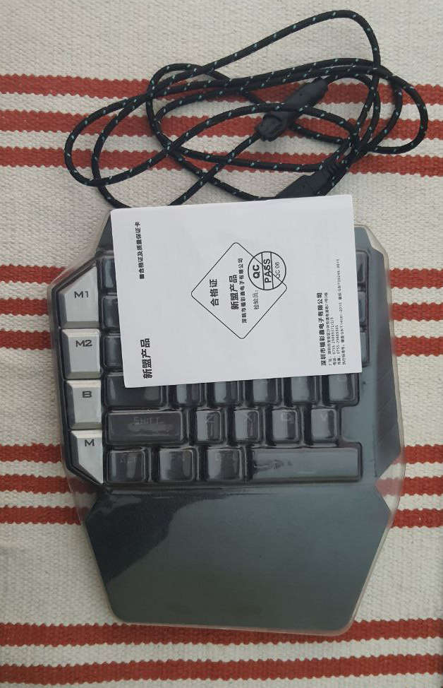 Mechanical One-Hand Keyboard