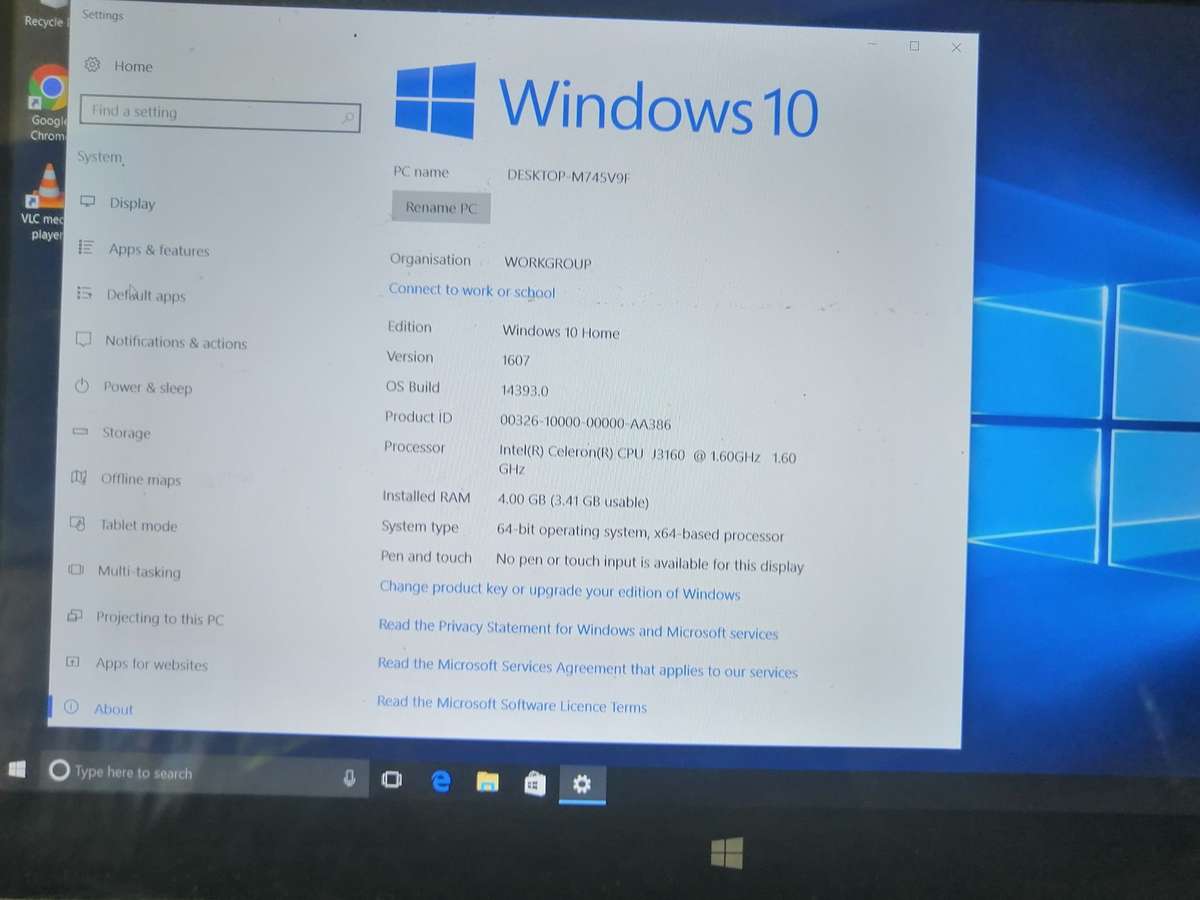 Mecer ya13q20, 13.3" 128GB SSD 4GB RAM