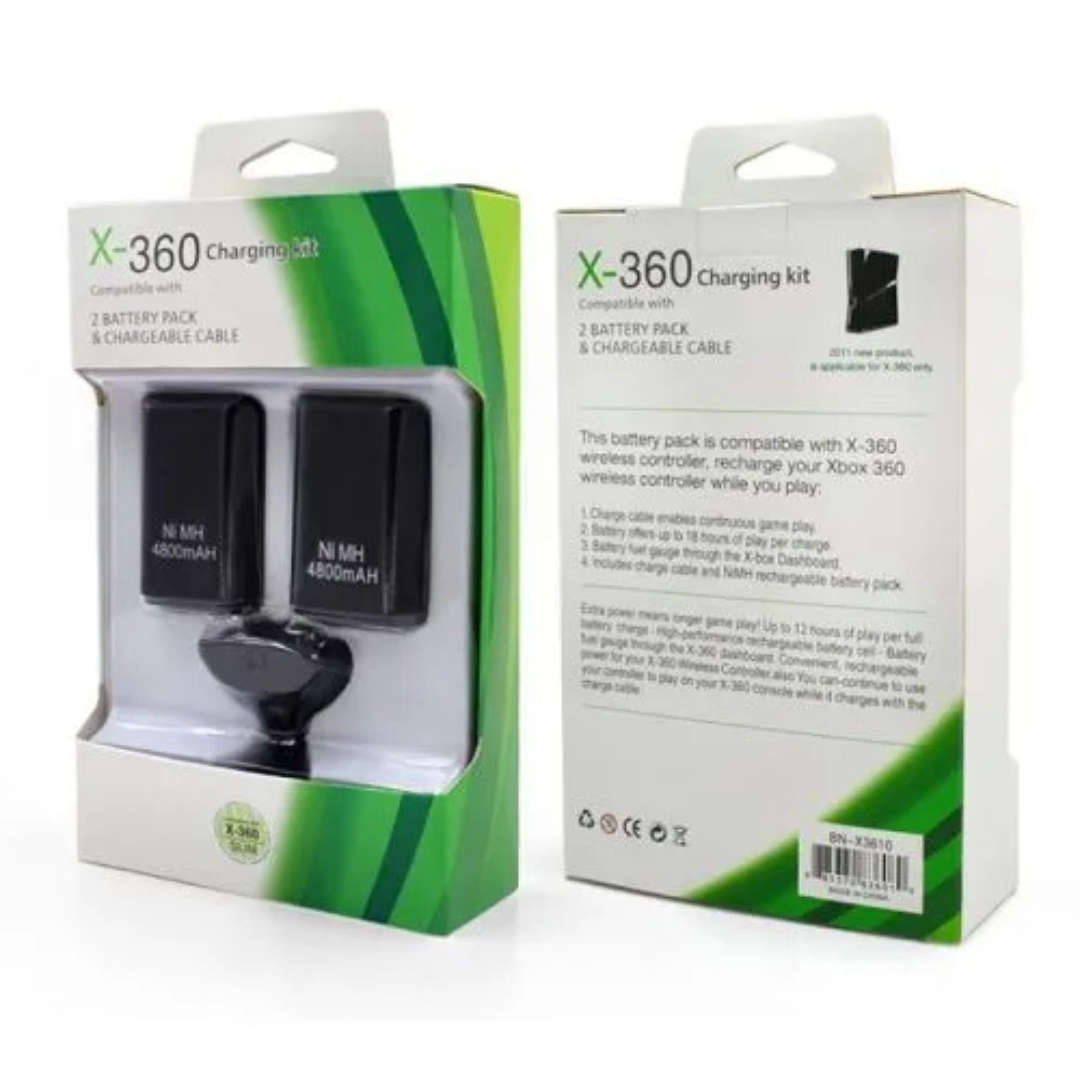 Xbox 360 Controller Rechargeable Battery Pack (2pk) - Open Box