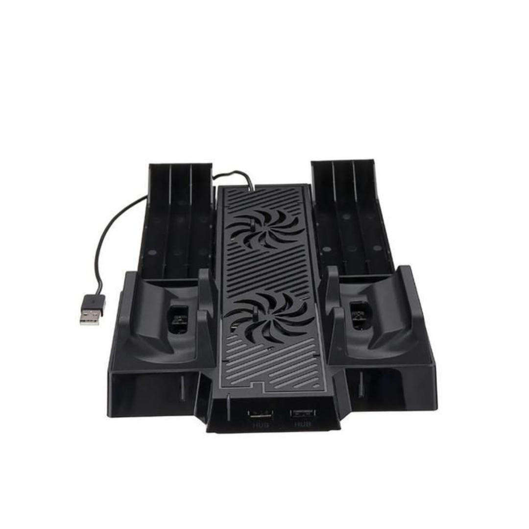 MultiFunctional Stand with Cooling Fan and Charging Dock for Xbox One X