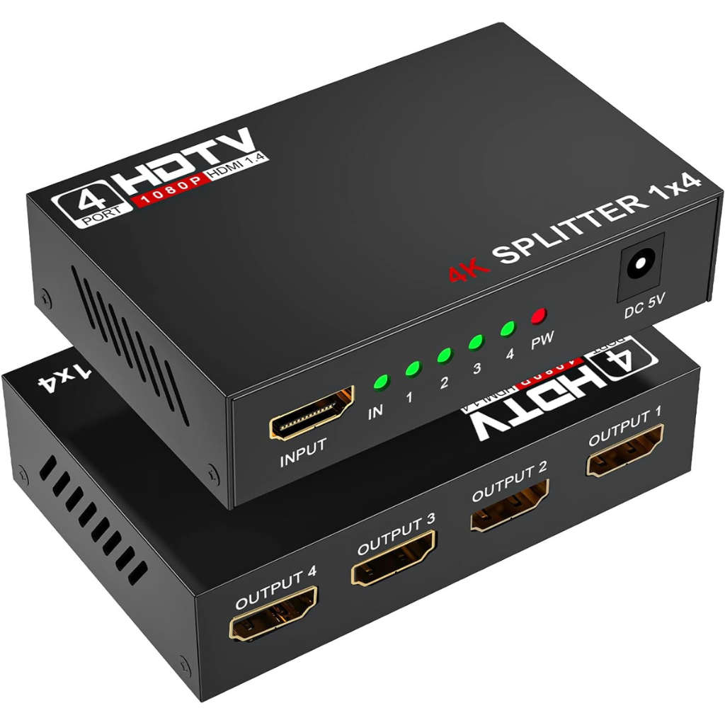 4K HDMI Splitter 4 Way HDMI Splitter 1 in 4 out HDMI Splitter