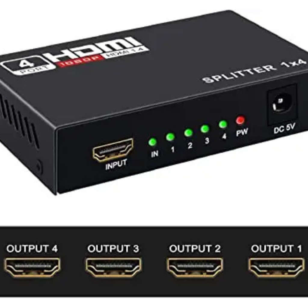 4K HDMI Splitter 4 Way HDMI Splitter 1 in 4 out HDMI Splitter