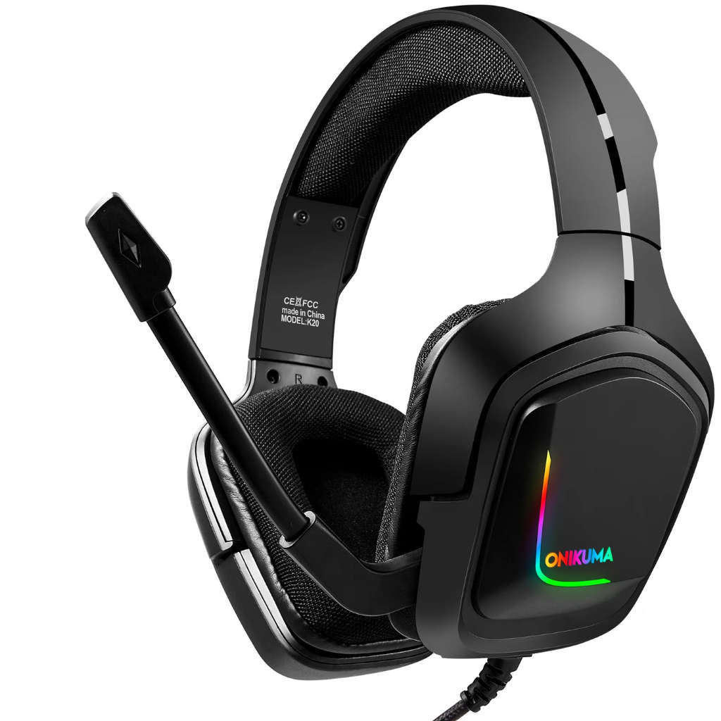 Onikuma K20 Gaming Headset Over-Ear Headphones With Microphone