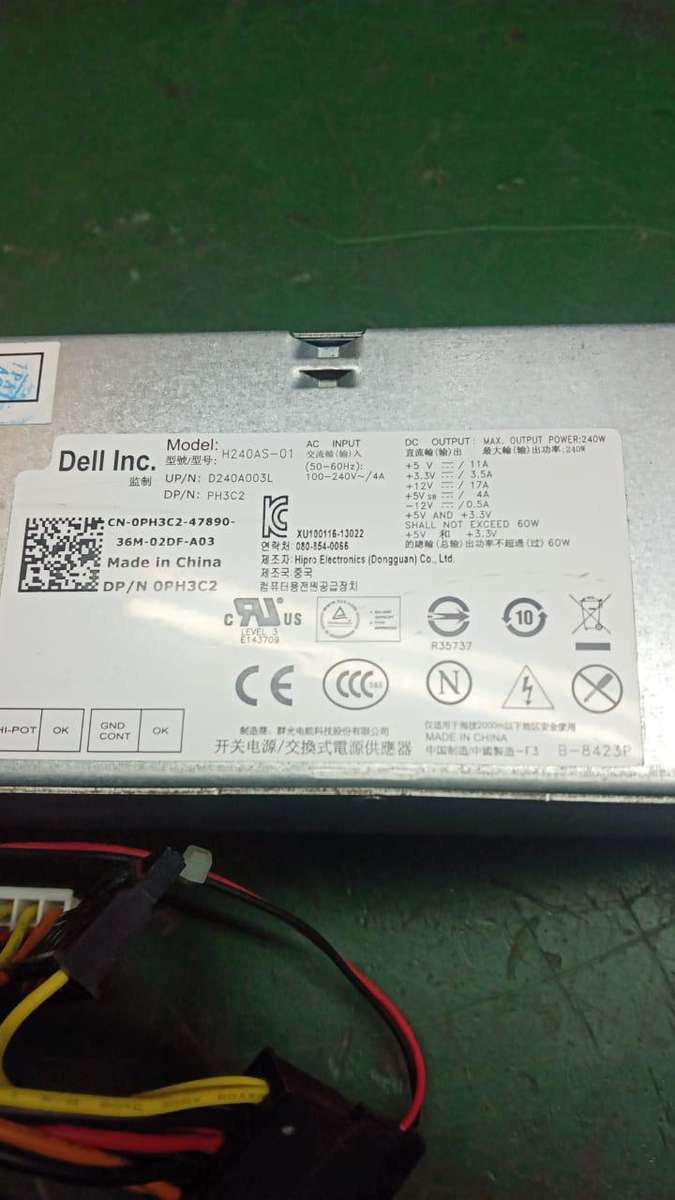 H240AS-01 DELL POWER SUPPLY
