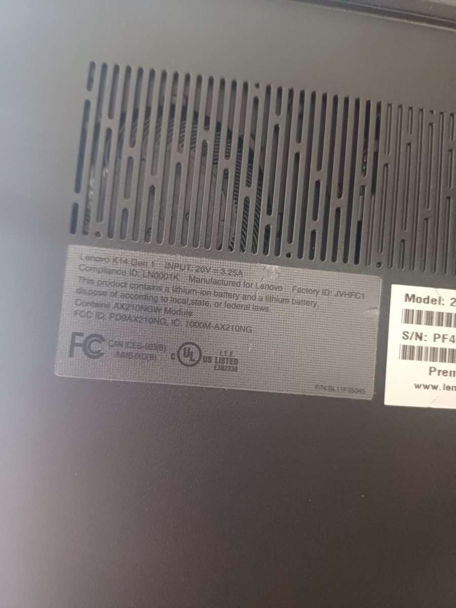 Lenov K14, 11Th gen Core i5, like new , 512 Nvme, 8GB Ram