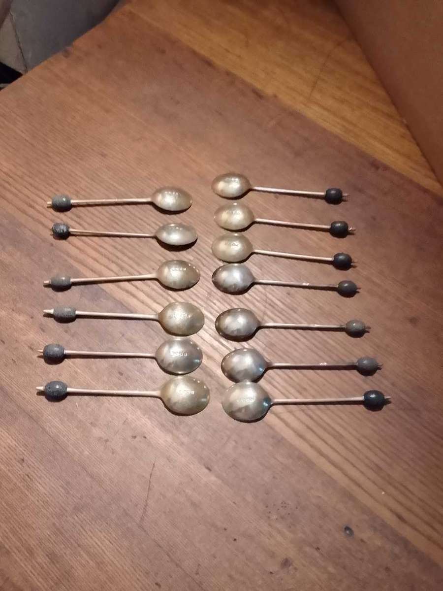 13 x Sheffield epns plated teaspoons