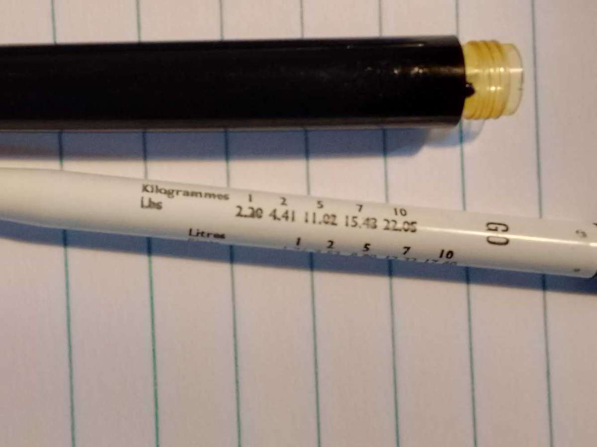 parker pen (measurements)