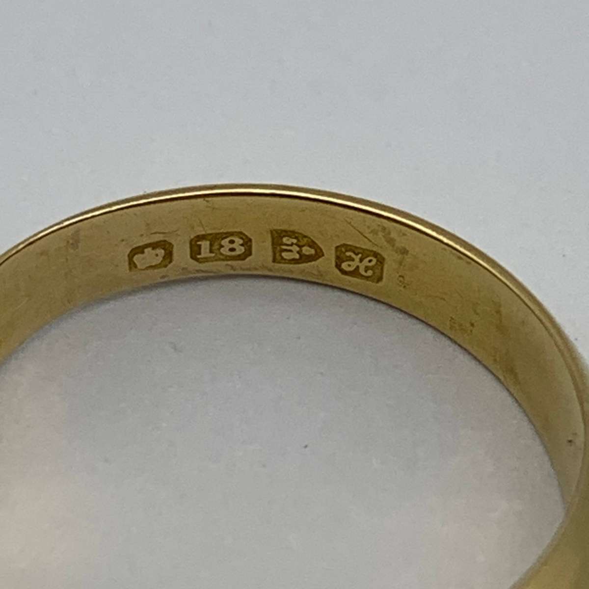 Antique 18ct Gold, Diamond & Ruby Gypsy Ring (1908)