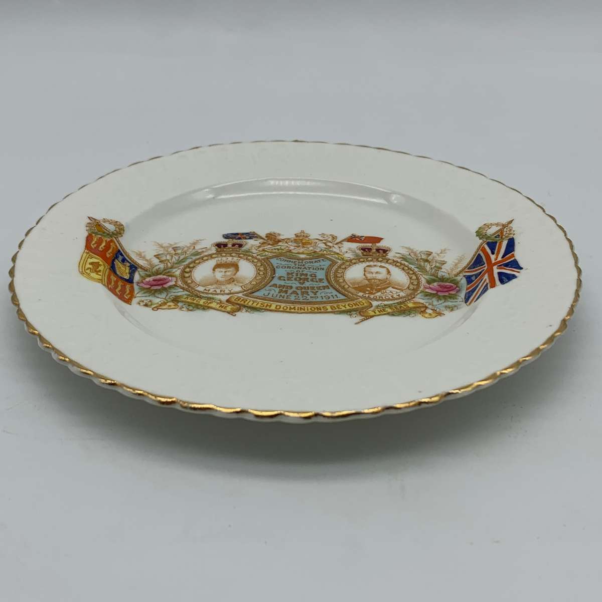 Antique 'Mary & George' Commemorative Plate (1911)