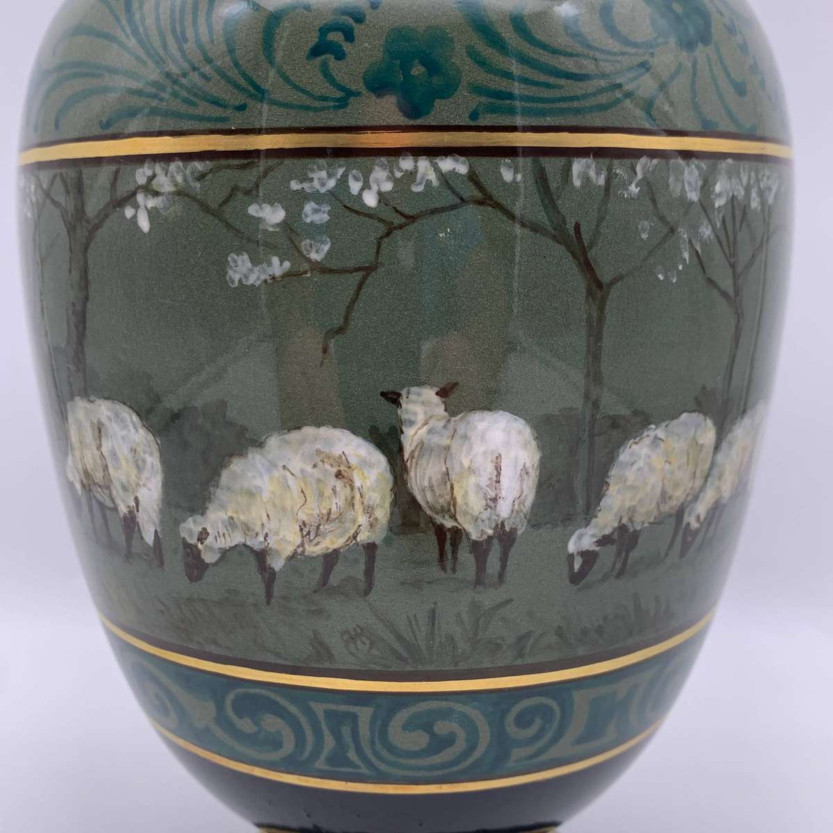 Doulton Lambeth 'Hannah Barlow' Faience Vase