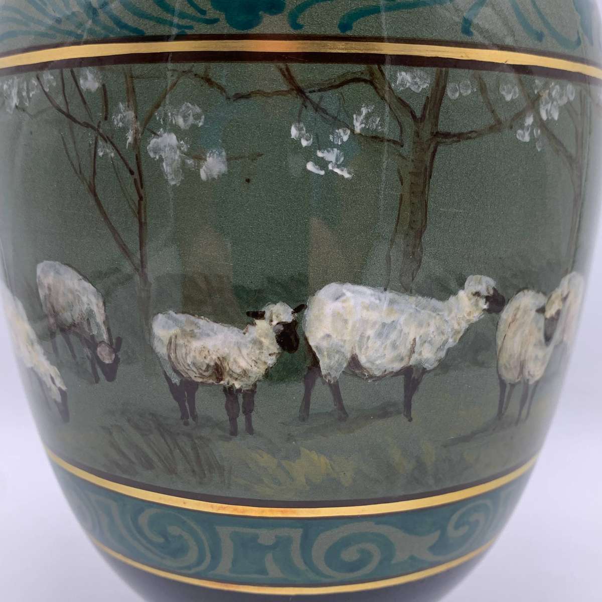 Doulton Lambeth 'Hannah Barlow' Faience Vase